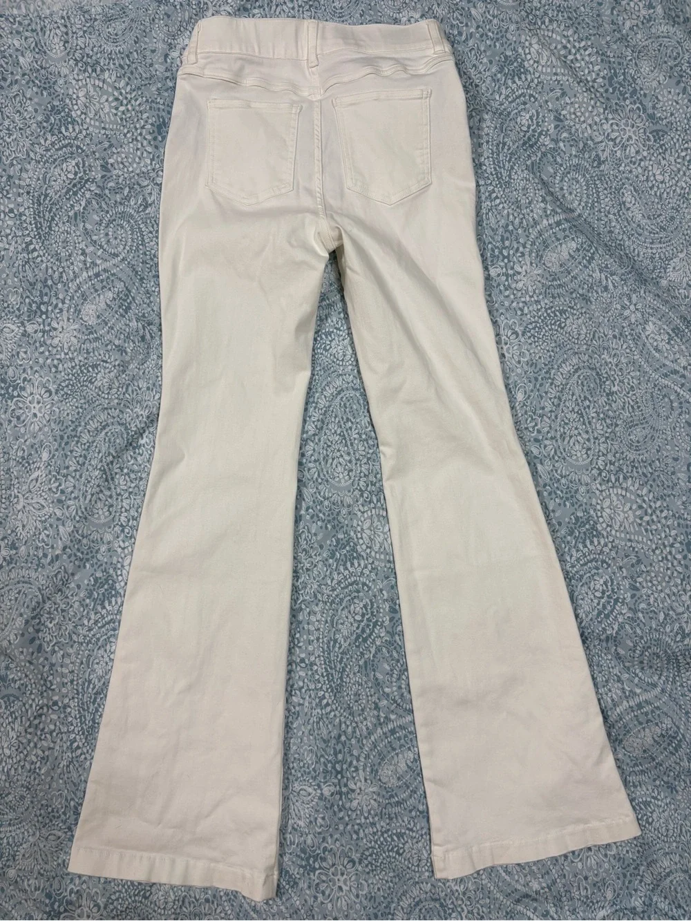 SPANX White Stretch Waistband Pants